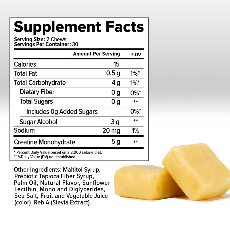 Creatine Monohydrate Chews