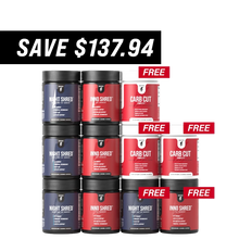 ギャラリービューアに画像をロードします、AM/PM Thermo Stack 3-Month Supply + 1-Month Free + 3 Free Carb Cut Complete