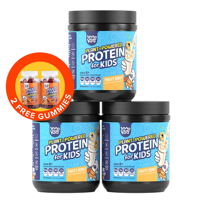 3 Bottles of Plant-powered Protein for Kids