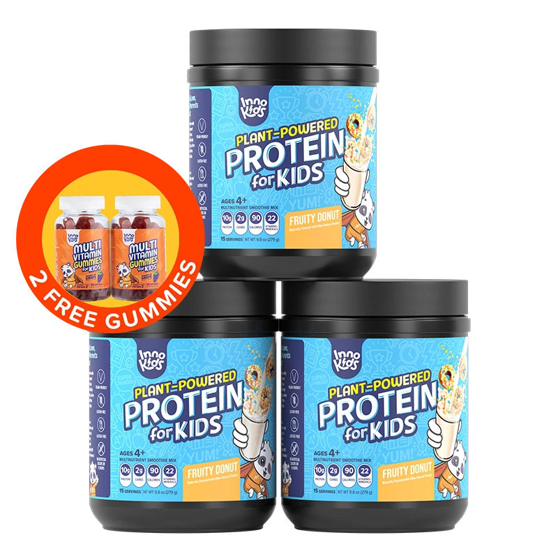 3 Bottles of Plant-powered Protein for Kids