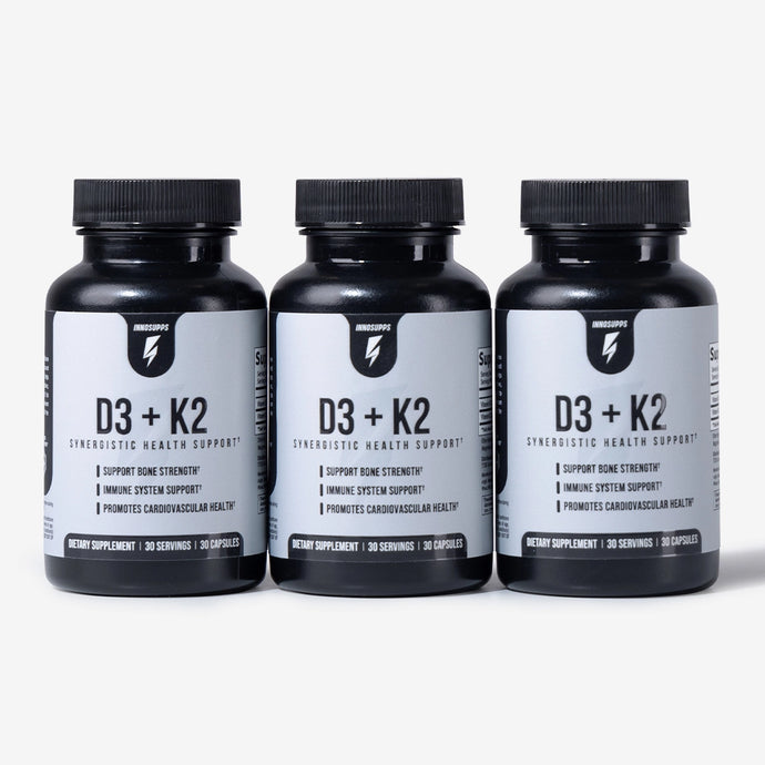 3 Bottles of D3+K2