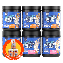 ギャラリービューアに画像をロードします、6 Bottles of Power Up Protein for Kids