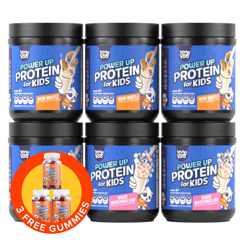 6 Bottles of Power Up Protein for Kids