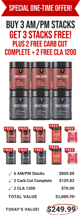 AM PM 3 Month BOGO Offer + 2x Carb Cut + 2x CLA 1200