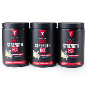 3 Bottles of Max Strength HCl