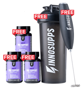 3-Month Complete PMS Support + Shaker & Frother Bonus Offer