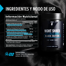 Load image into Gallery viewer, Night Shred Black