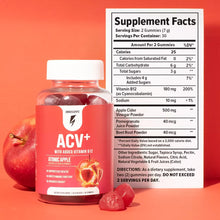 ギャラリービューアに画像をロードします、ACV+ Gummies Supplement Facts