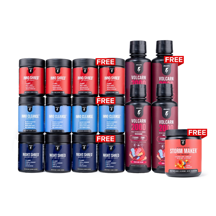 Thermo Shred Stack 3-Month + 1 Stack Free + 1 Free Storm Maker