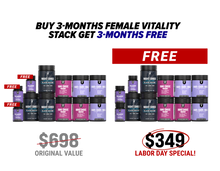 Load image into Gallery viewer, Female Vitality Stack 6-Month Supply Special Offer