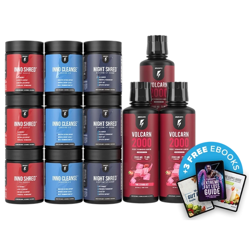 THERMO SHRED STACK - 3 MONTH SUPPLY + 3 FREE EBOOKS