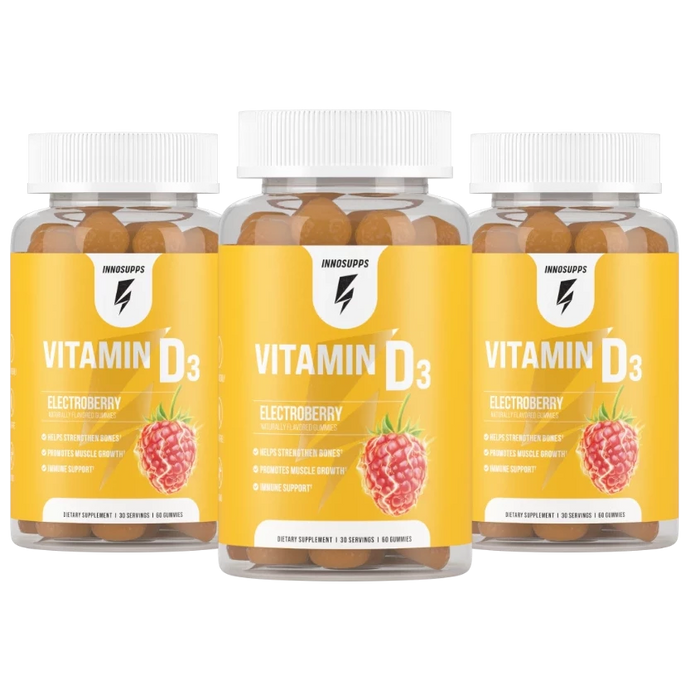 3 Bottles of Vitamin D3 Gummies