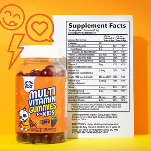 6 Bottles of Multivitamin Gummies For Kids