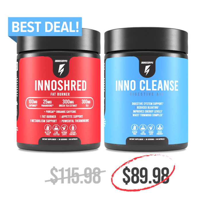 Inno Shred + Inno Cleanse with Bonus Items Special Offer