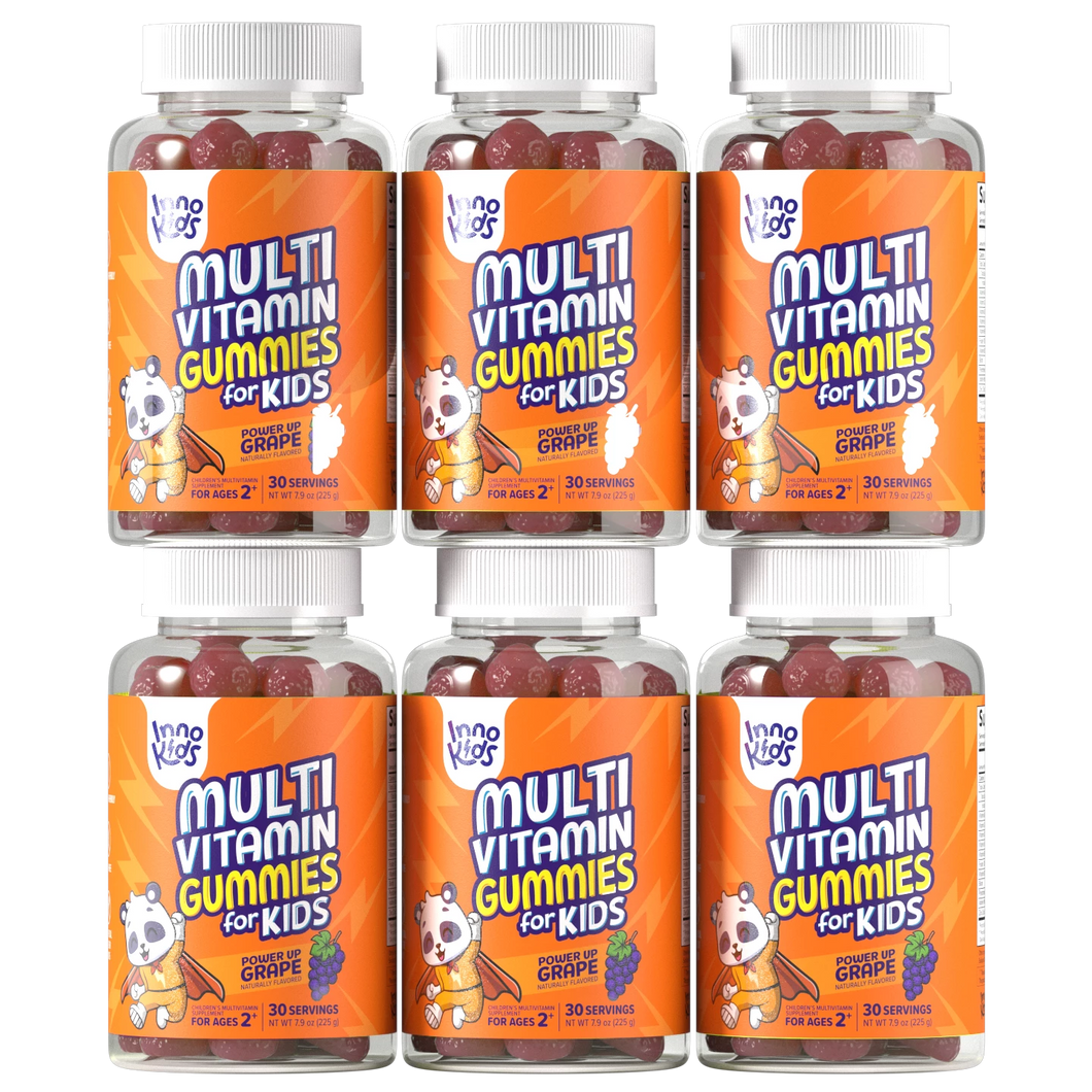 6 Bottles of Multivitamin Gummies For Kids