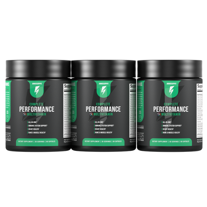 3 Bottles of Complete Performance Multivitamin